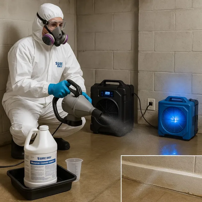 Sanitization and Odor Removal process in Whiteland, IN