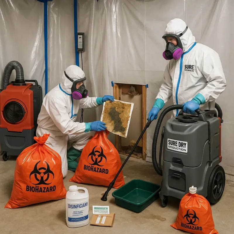 Contaminated Water Handling Protocols process in Whiteland, IN